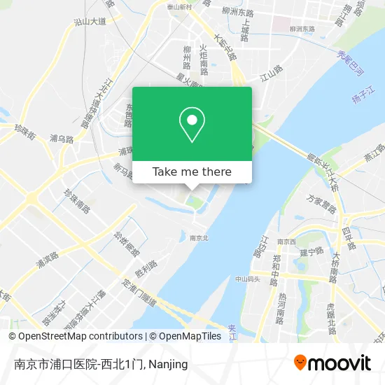 南京市浦口医院-西北1门 map
