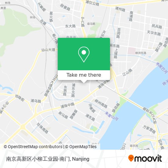 南京高新区小柳工业园-南门 map