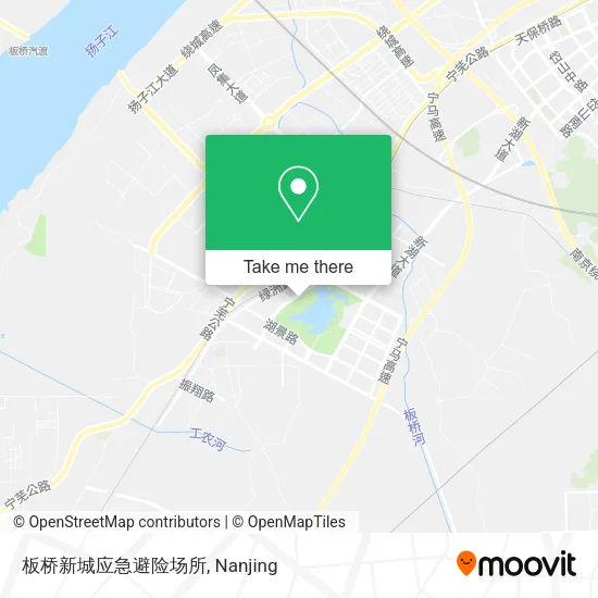 板桥新城应急避险场所 map