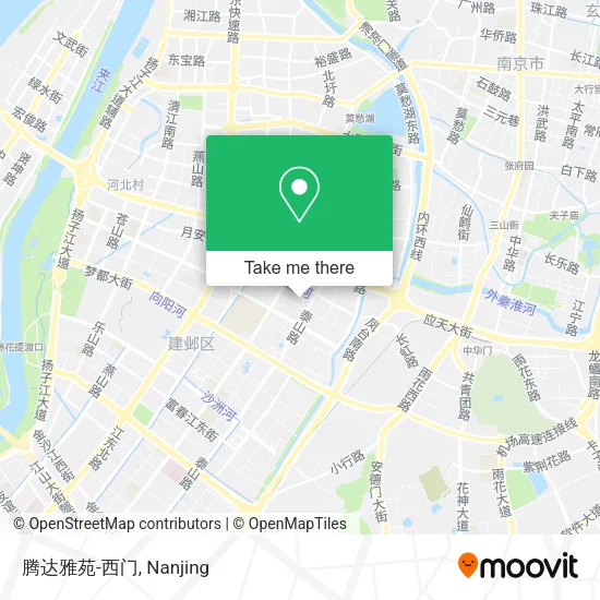 腾达雅苑-西门 map