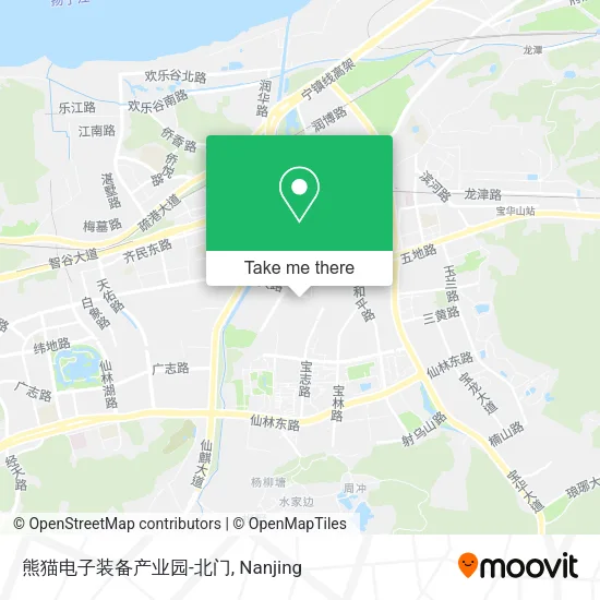熊猫电子装备产业园-北门 map