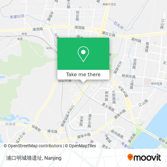 浦口明城墙遗址 map
