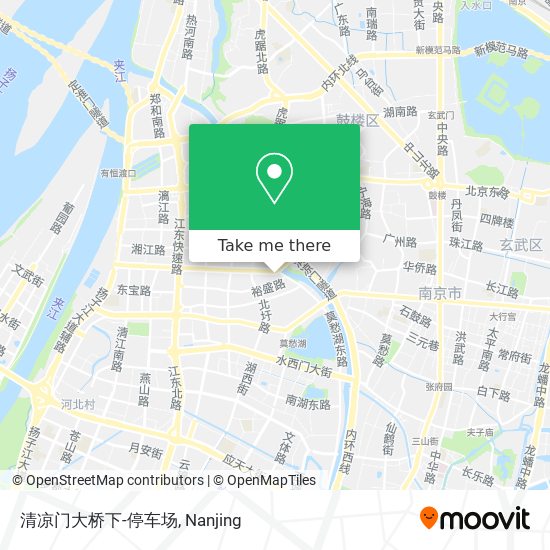 清凉门大桥下-停车场 map