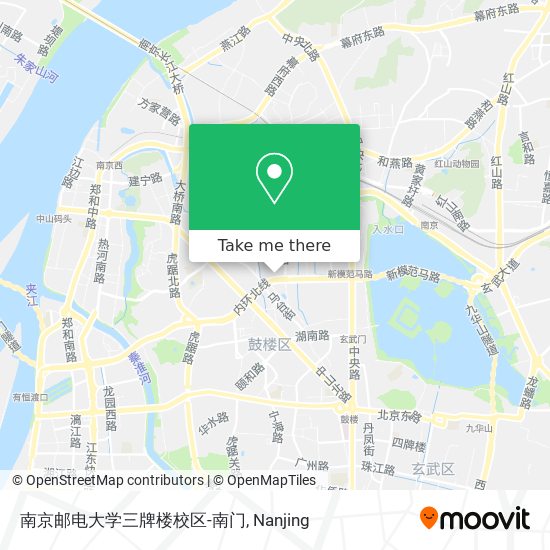 南京邮电大学三牌楼校区-南门 map