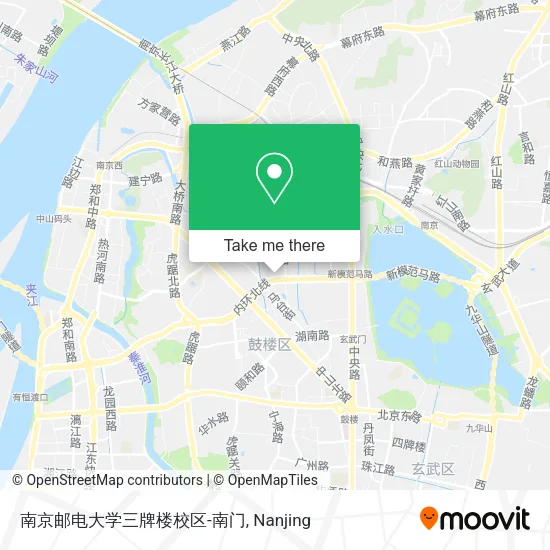 南京邮电大学三牌楼校区-南门 map