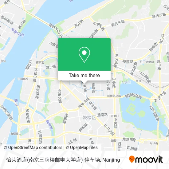 怡莱酒店(南京三牌楼邮电大学店)-停车场 map