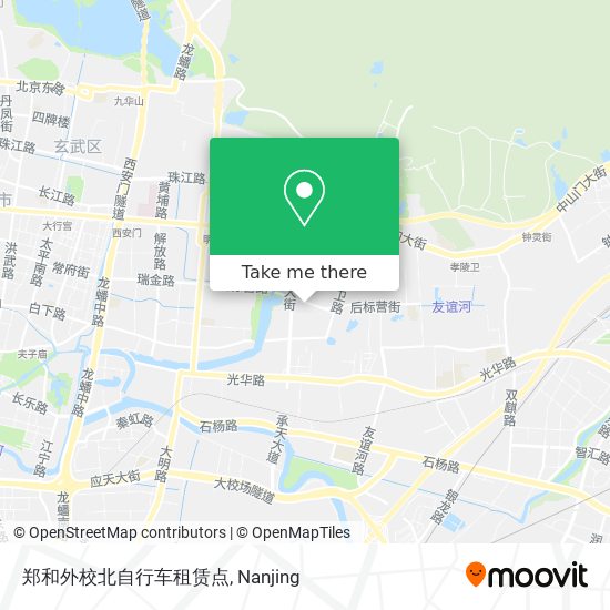 郑和外校北自行车租赁点 map