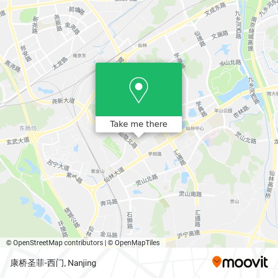 康桥圣菲-西门 map