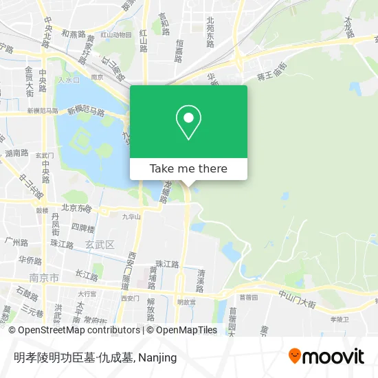 明孝陵明功臣墓·仇成墓 map