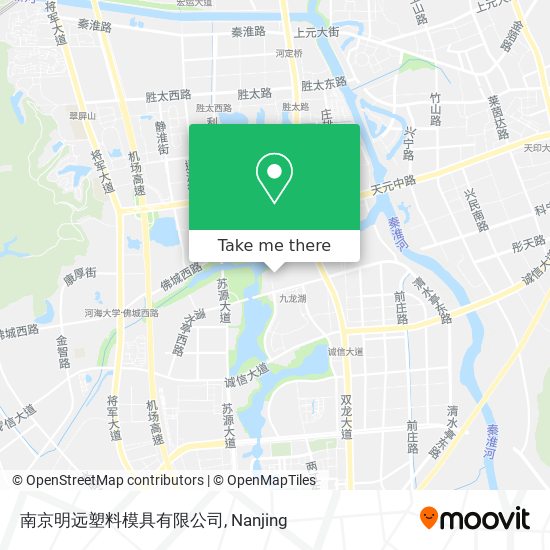 南京明远塑料模具有限公司 map
