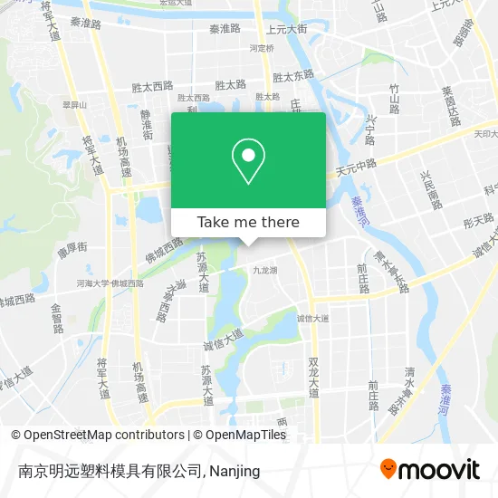 南京明远塑料模具有限公司 map
