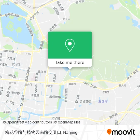 梅花谷路与植物园南路交叉口 map