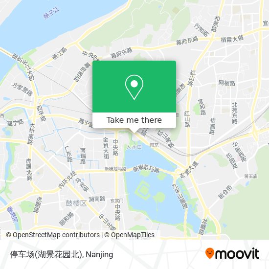停车场(湖景花园北) map