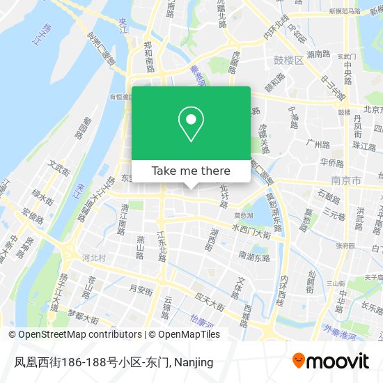 凤凰西街186-188号小区-东门 map