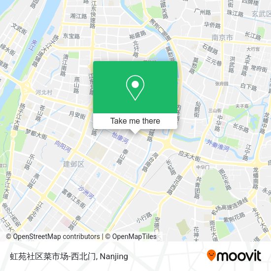 虹苑社区菜市场-西北门 map