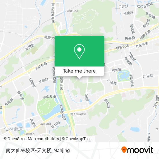 南大仙林校区-天文楼 map