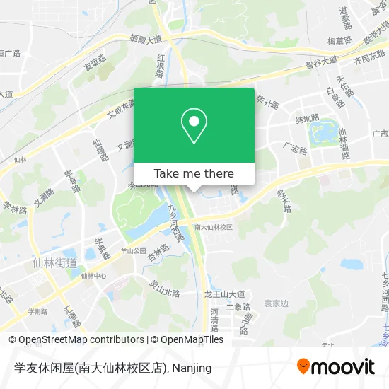 学友休闲屋(南大仙林校区店) map