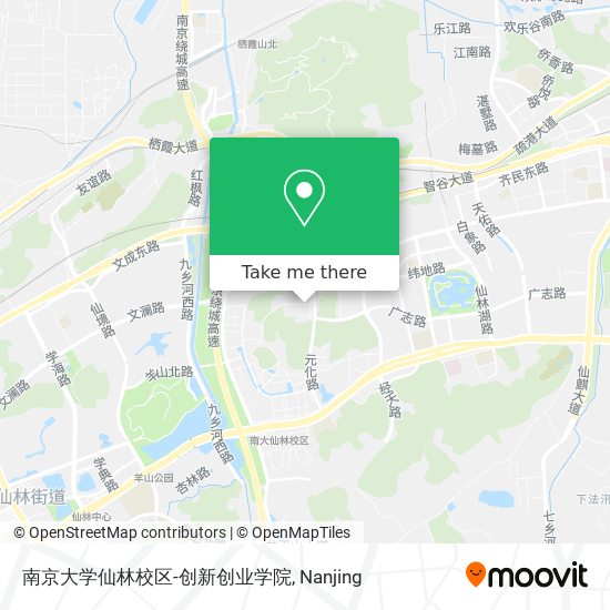 南京大学仙林校区-创新创业学院 map