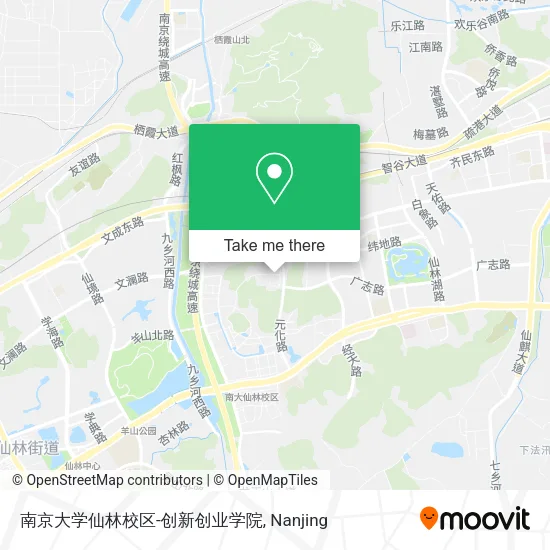 南京大学仙林校区-创新创业学院 map