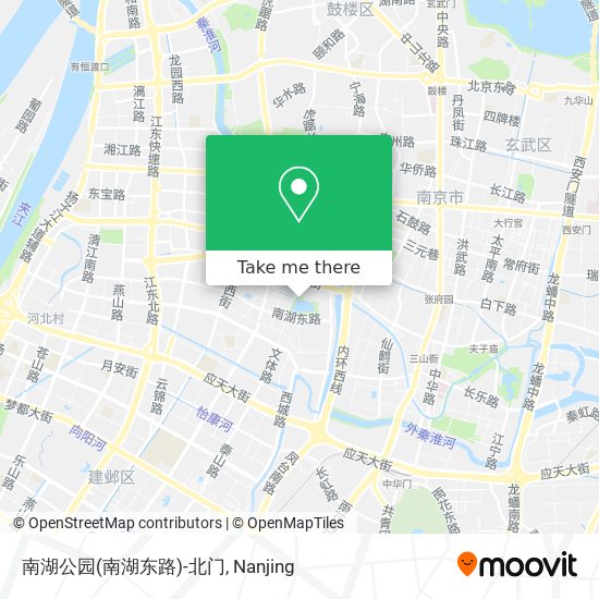 南湖公园(南湖东路)-北门 map