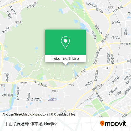 中山陵灵谷寺-停车场 map