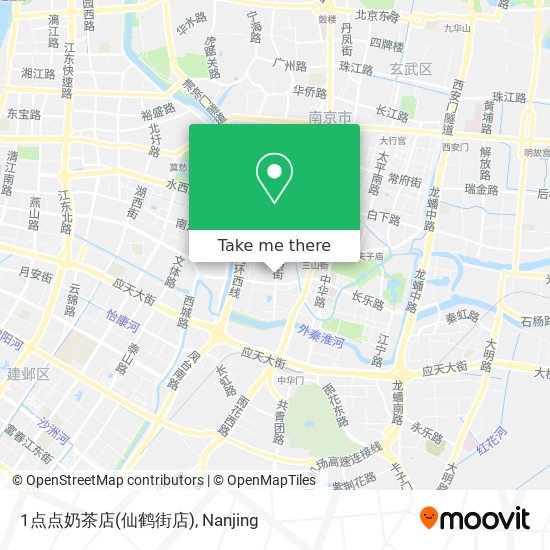 1点点奶茶店(仙鹤街店) map