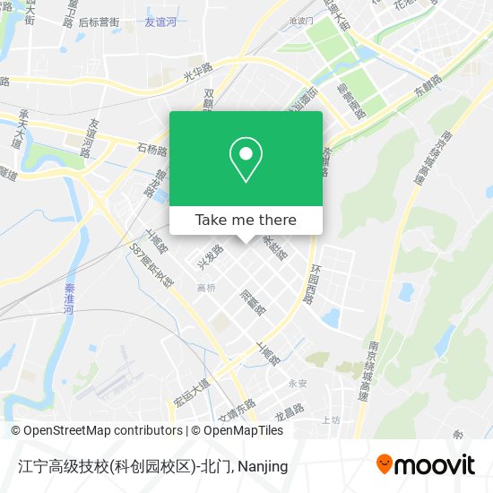 江宁高级技校(科创园校区)-北门 map