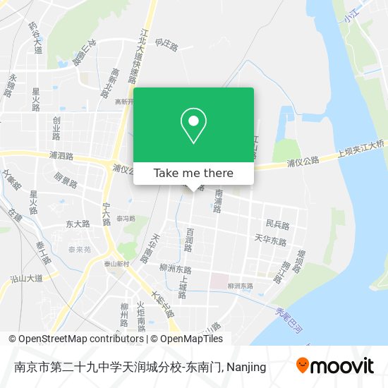 南京市第二十九中学天润城分校-东南门 map