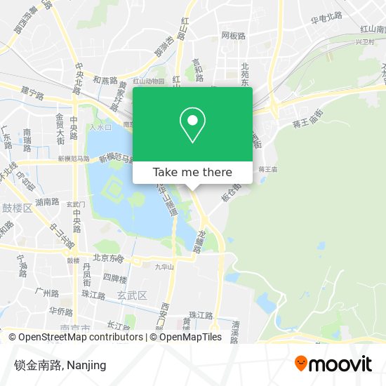 锁金南路 map