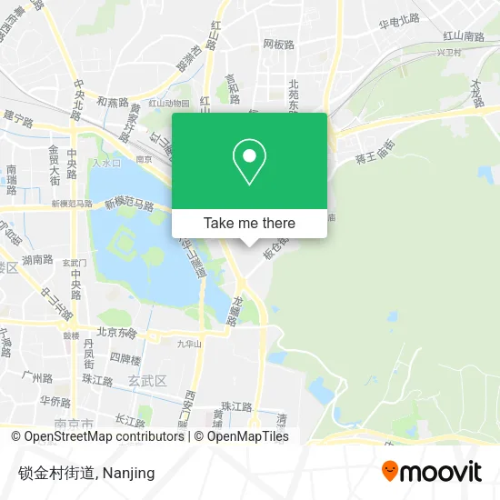 锁金村街道 map