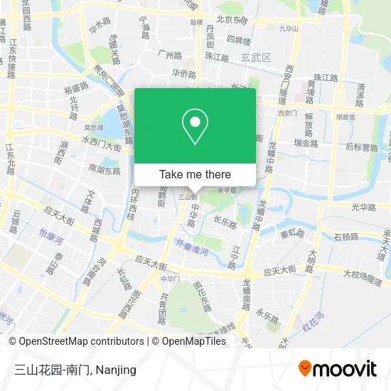 三山花园-南门 map