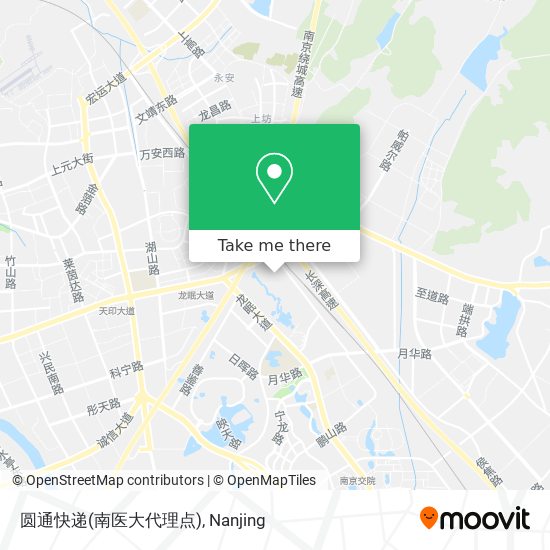 圆通快递(南医大代理点) map