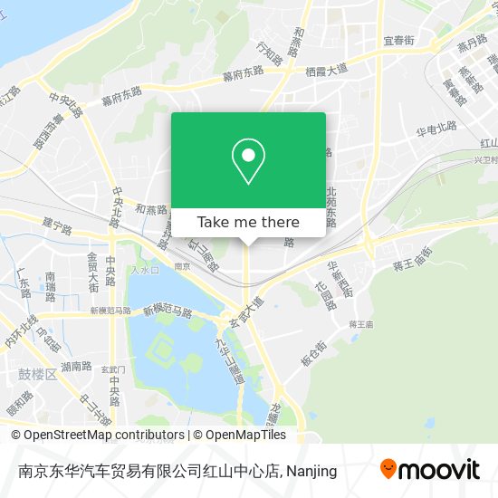 南京东华汽车贸易有限公司红山中心店 map