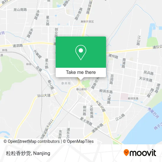 粒粒香炒货 map