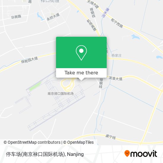 停车场(南京禄口国际机场) map