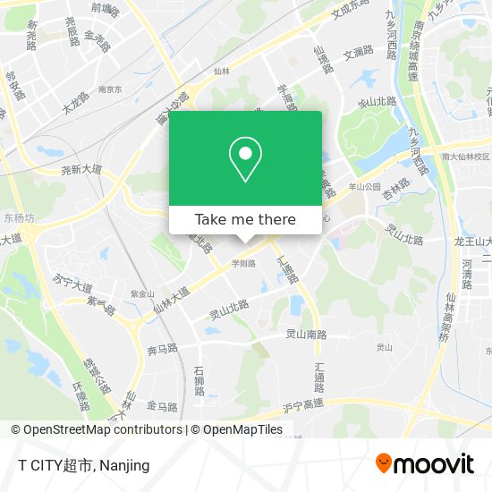 T CITY超市 map
