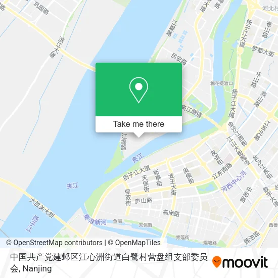 中国共产党建邺区江心洲街道白鹭村营盘组支部委员会 map