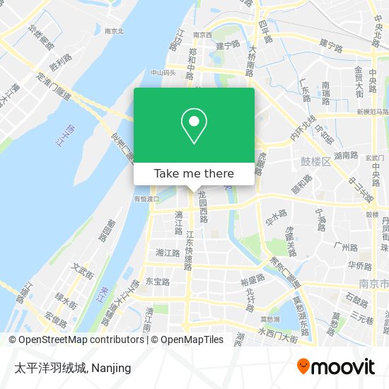 太平洋羽绒城 map