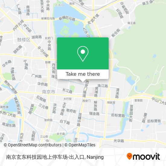 南京玄东科技园地上停车场-出入口 map