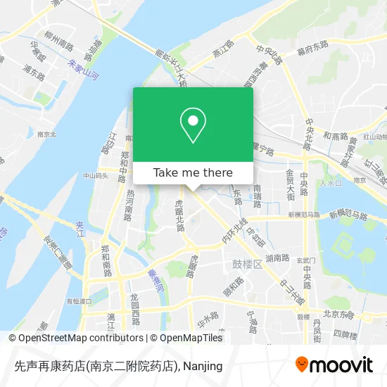 先声再康药店(南京二附院药店) map