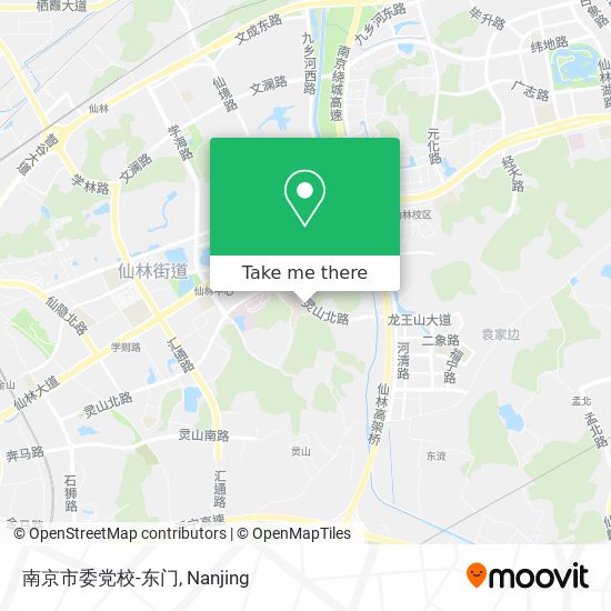 南京市委党校-东门 map