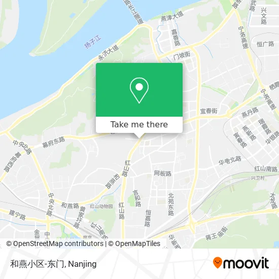 和燕小区-东门 map