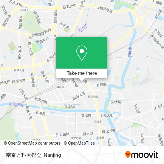 南京万科大都会 map