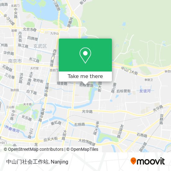 中山门社会工作站 map