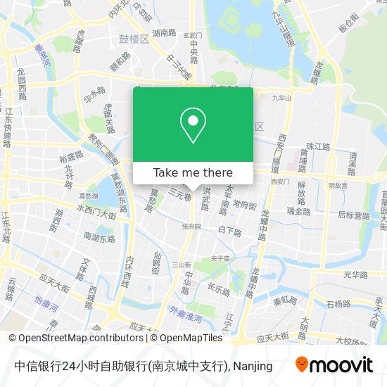 中信银行24小时自助银行(南京城中支行) map