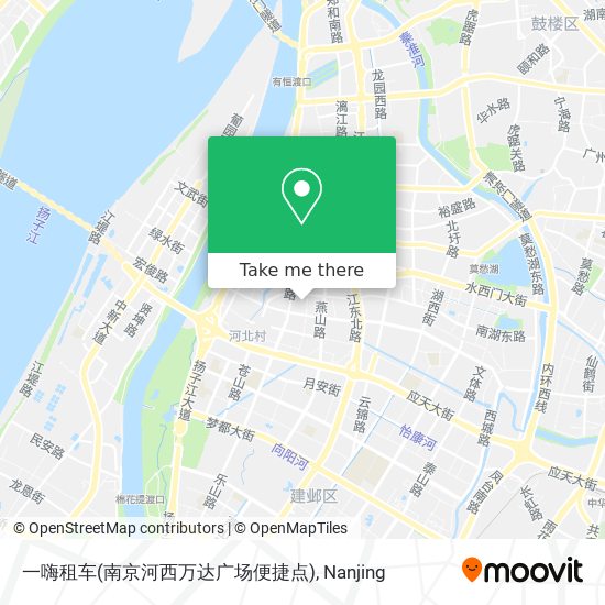 一嗨租车(南京河西万达广场便捷点) map