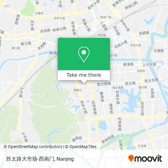 胜太路大市场-西南门 map