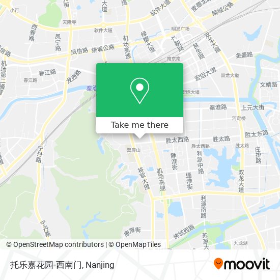 托乐嘉花园-西南门 map
