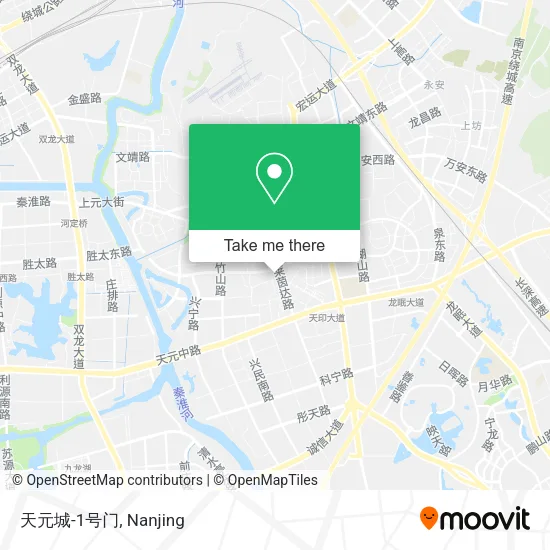 天元城-1号门 map