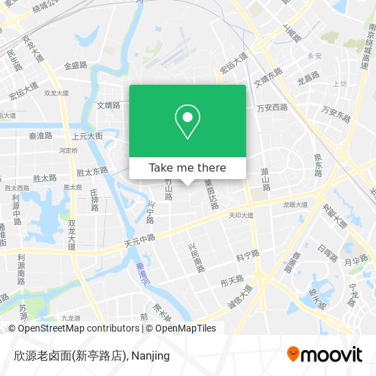 欣源老卤面(新亭路店) map
